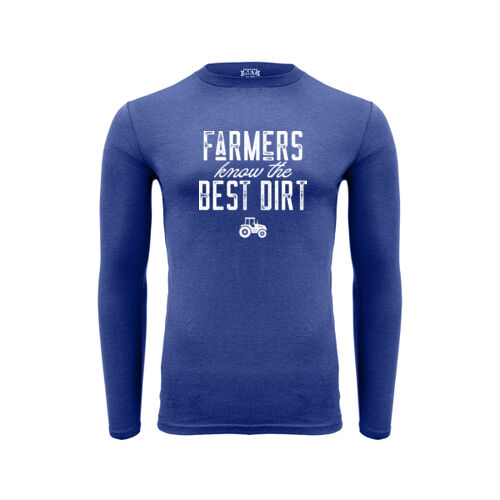 Farmers Know the Best Dirt Unisex Long Sleeve Tee Thumbnail