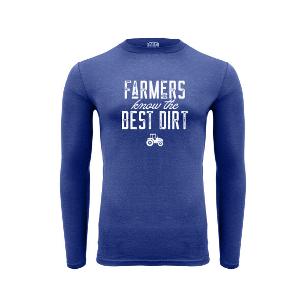 Farmers Know the Best Dirt Unisex Long Sleeve Tee Thumbnail